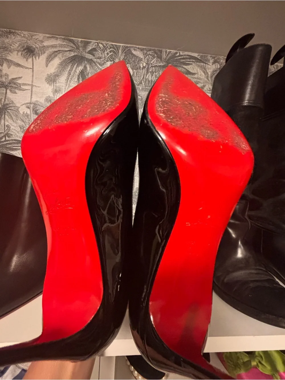 Christian Louboutin 85 mm Pumps - Patent calf leather - Black - Women 37 1/2